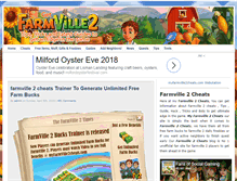Tablet Screenshot of myfarmville2cheats.com